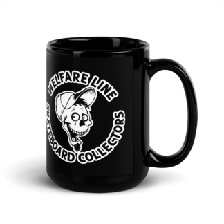 WLSC Griz Logo Black Glossy Mug